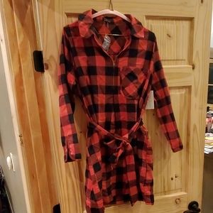 NWT Buffalo Plaid Tunic/Dress